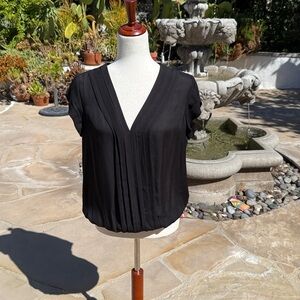 Joie Black 100% Silk Blouse